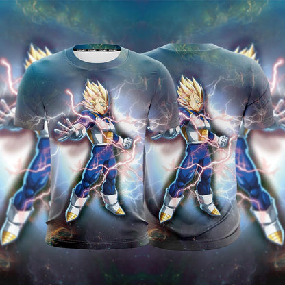 Vegeta Super Saiyan Dragon Ball Unisex 3D T-shirt