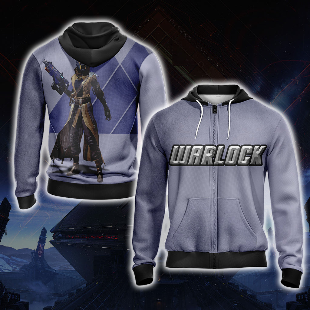 Destiny 2 - Warlock New Collection Unisex 3D T-shirt Zip Hoodie