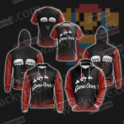 Mario Game Over Unisex 3D T-shirt