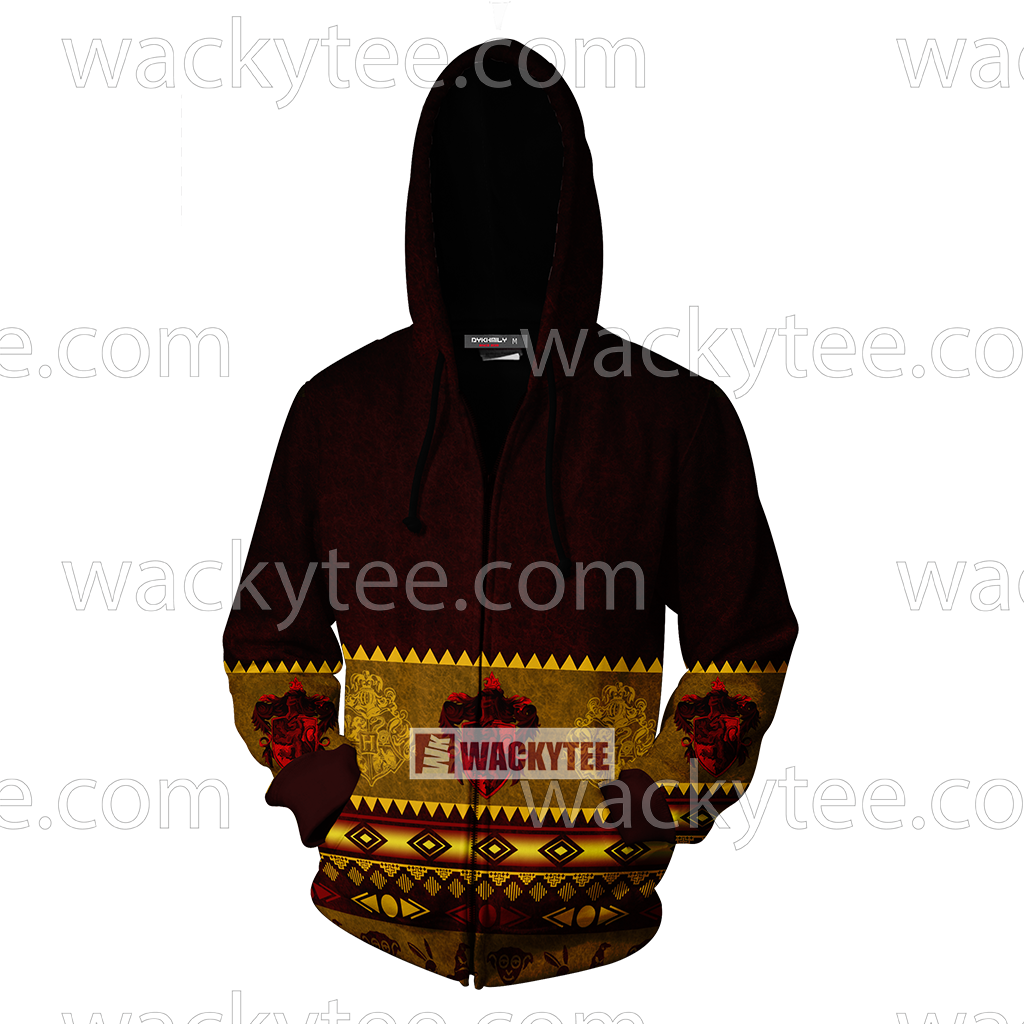 Brave Like A Gryffindor Harry Potter Wacky Style Unisex 3D T-shirt