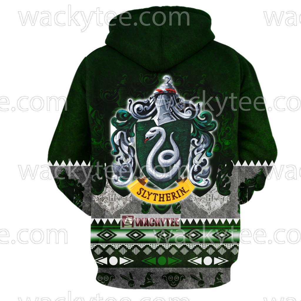 Cunning Like A Slytherin Harry Potter Wacky Style Unisex 3D T-shirt