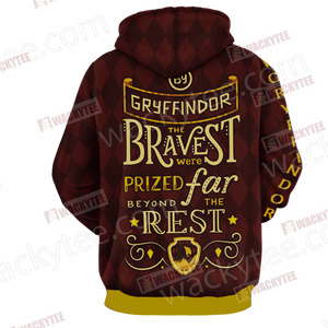 Gryffindor Bravest Were Prized Far Beyond The Rest 3D Hoodie