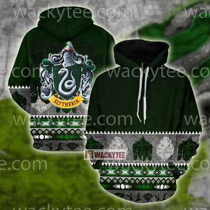 Cunning Like A Slytherin Harry Potter Wacky Style Unisex 3D T-shirt Hoodie