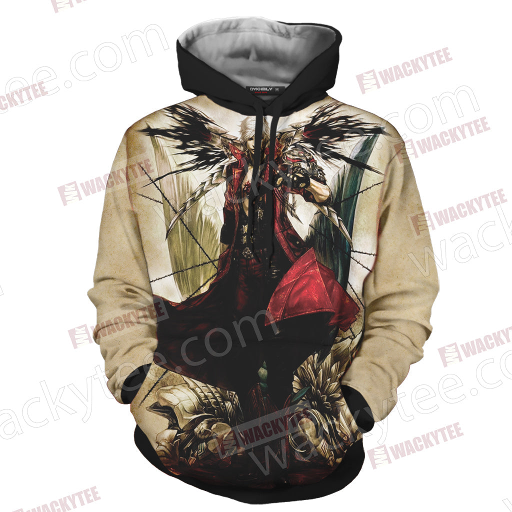 Devil Cry Man Dante Video Game Unisex 3D T-shirt