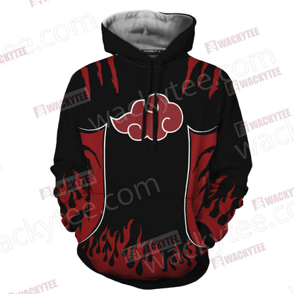 Naruto Akatsuki New Unisex Zip Up Hoodie Jacket