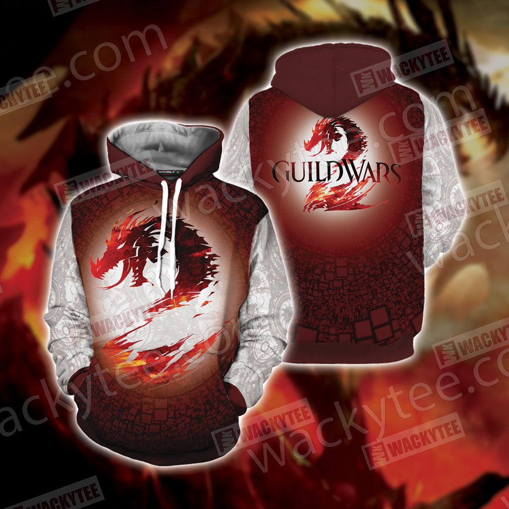 Guild Wars Unisex 3D T-shirt Hoodie