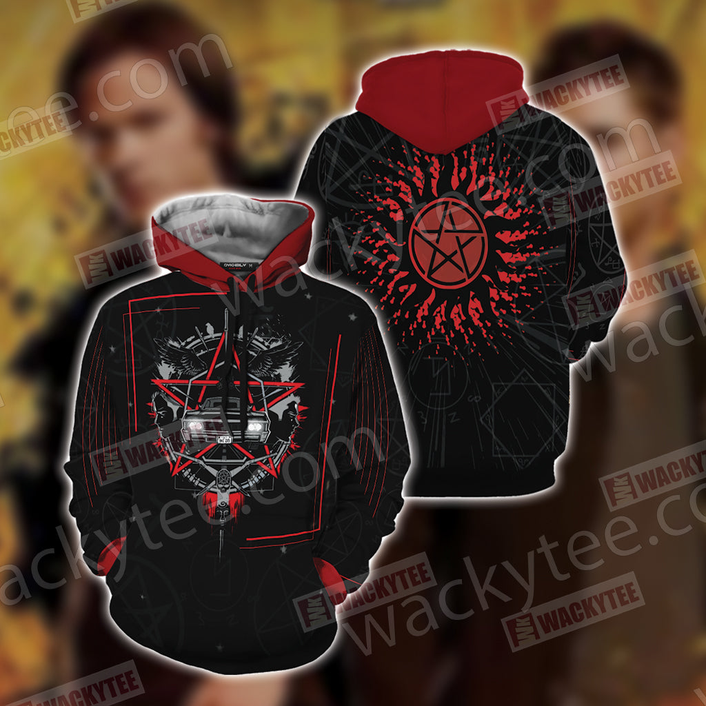 Supernatural Unisex 3D T-shirt Hoodie