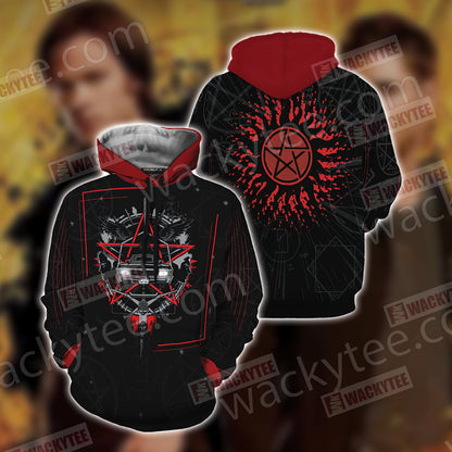 Supernatural Unisex 3D T-shirt Hoodie