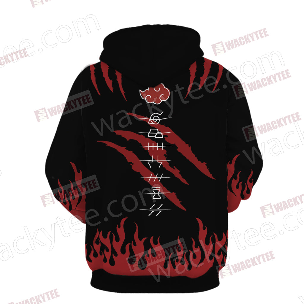 Naruto Akatsuki New Unisex Zip Up Hoodie Jacket