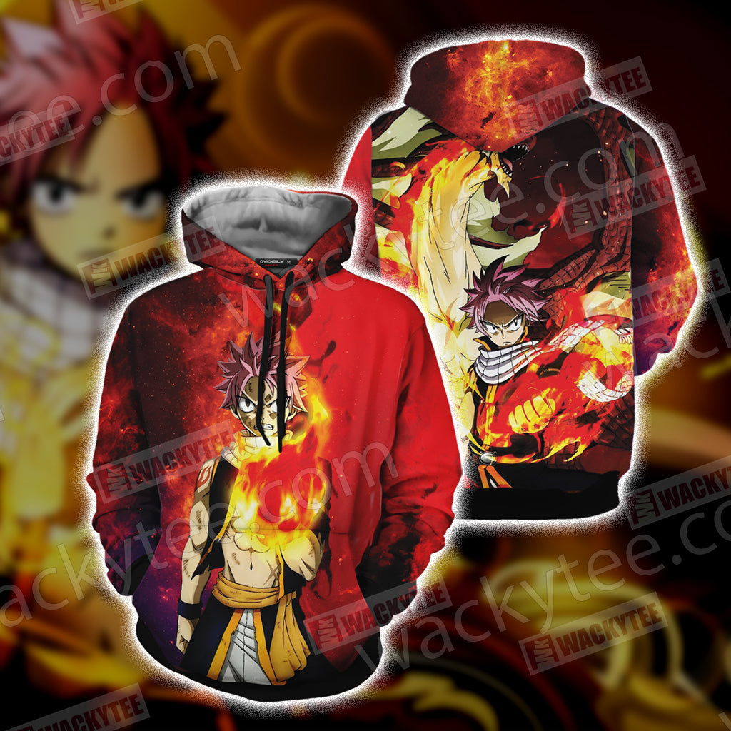 Fairy Tail: Natsu Dragneel New Version Unisex 3D T-shirt Hoodie