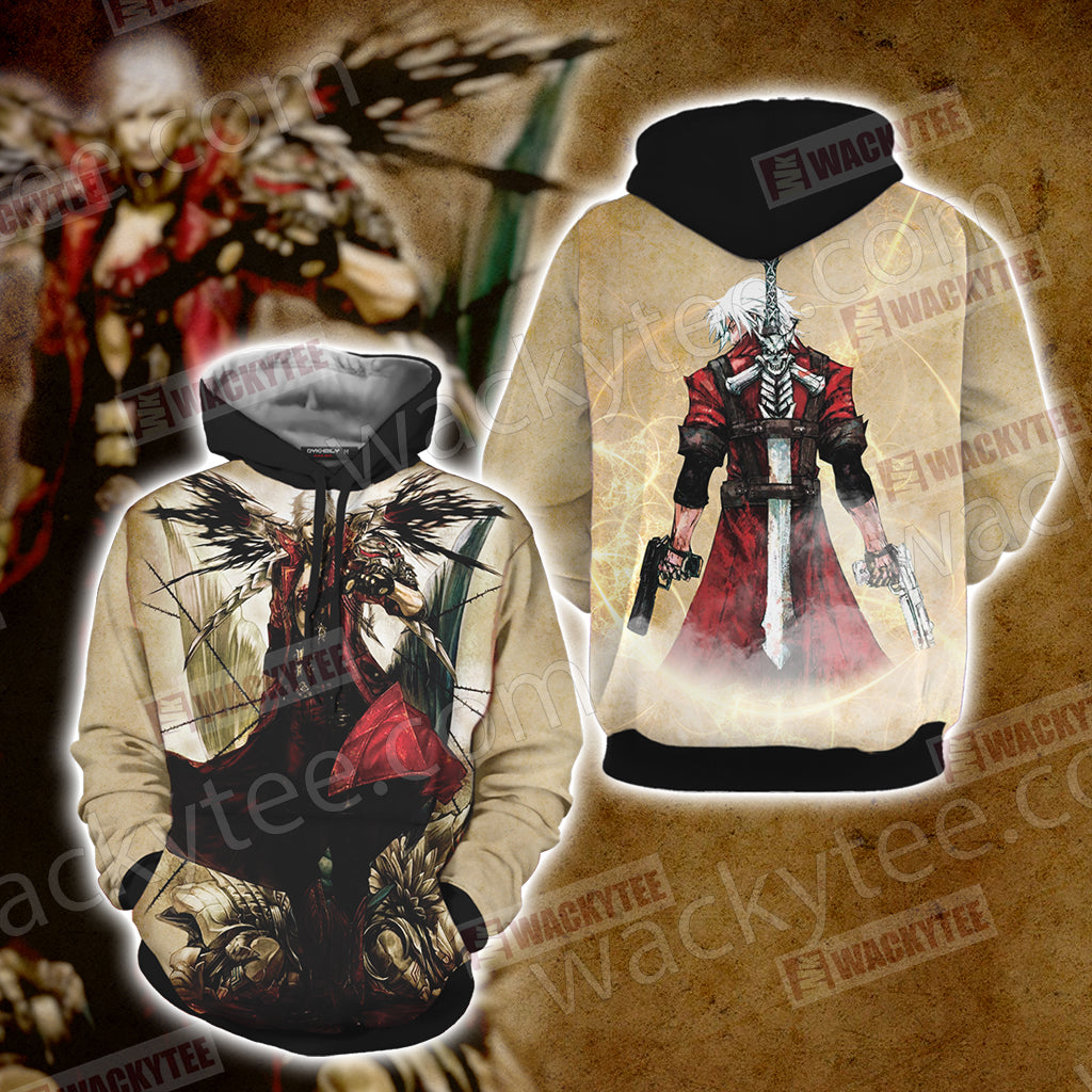 Devil Cry Man Dante Video Game Unisex 3D T-shirt Hoodie