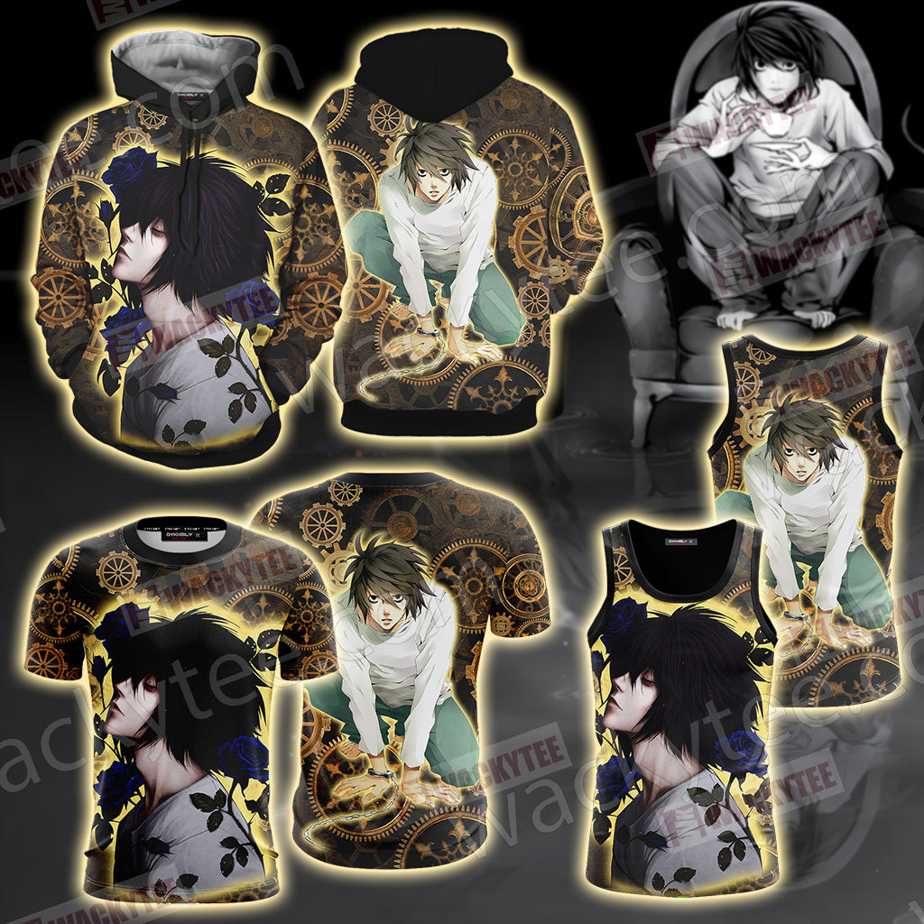 Death Note L Unisex 3D T-shirt