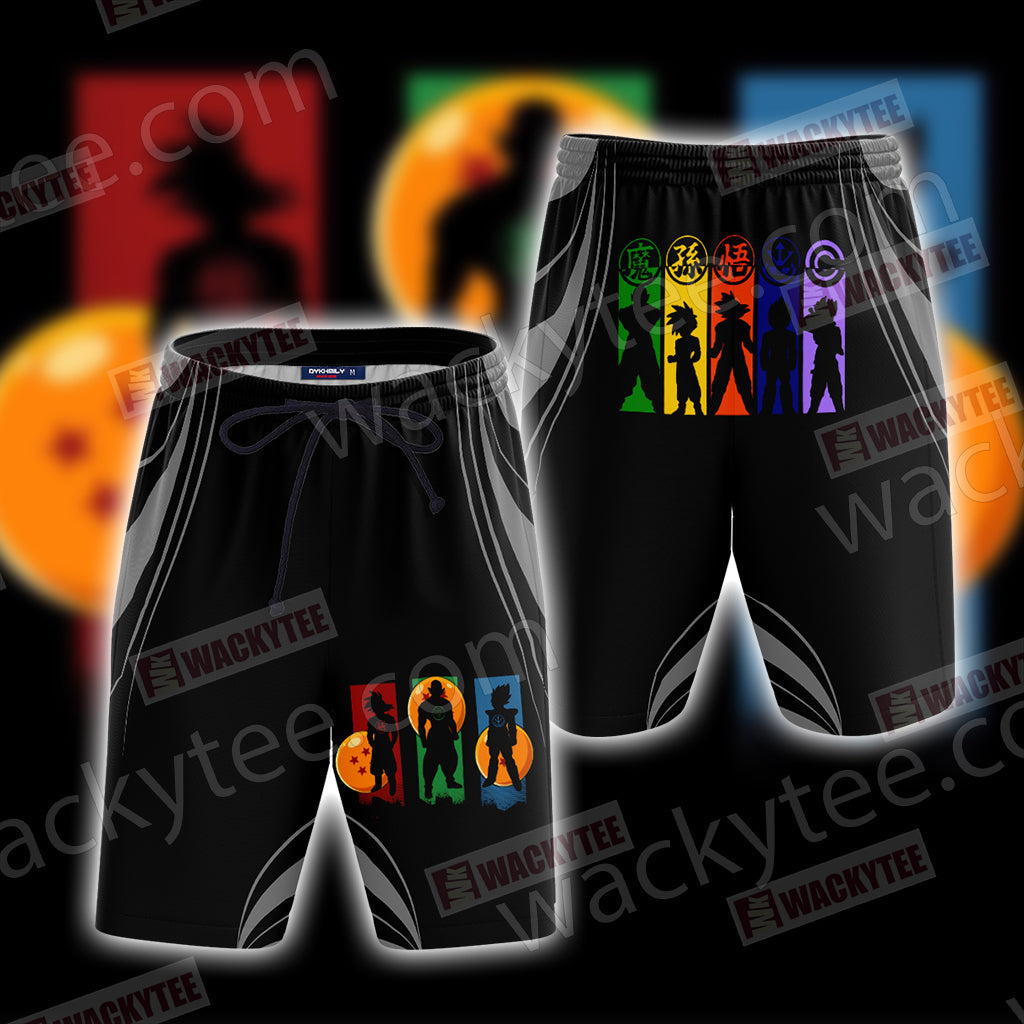 Dragon Ball Super Unisex 3D T-shirt Beach Shorts