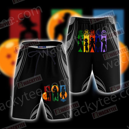 Dragon Ball Super Unisex 3D T-shirt Beach Shorts