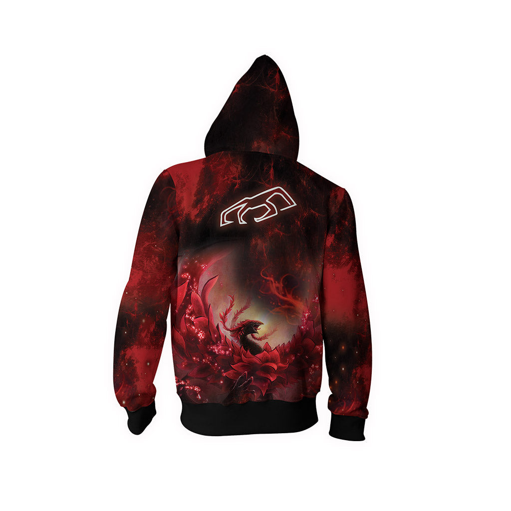 Yu-Gi-Oh! Black Rose Dragon 3D Hoodie