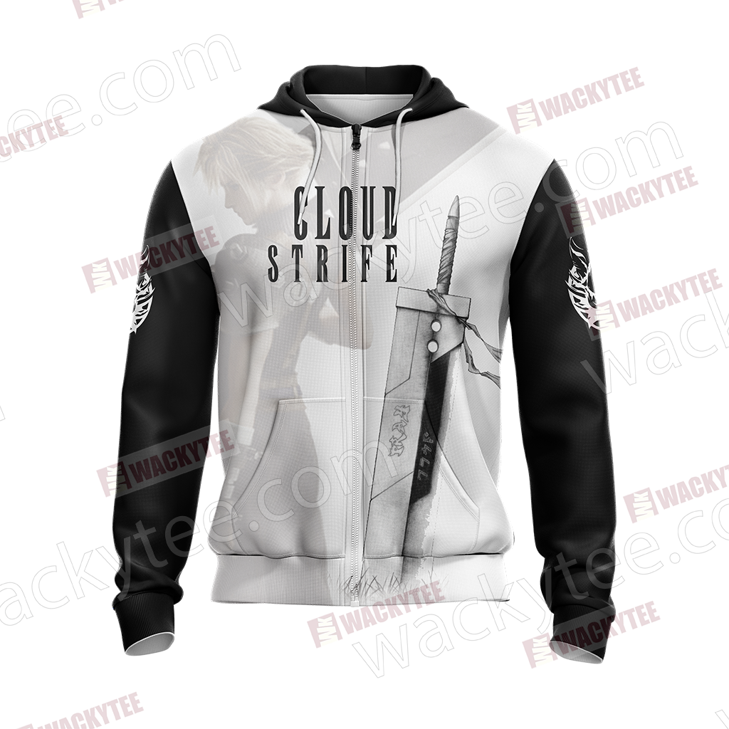 Final Fantasy VII - Cloud Strife Unisex 3D T-shirt