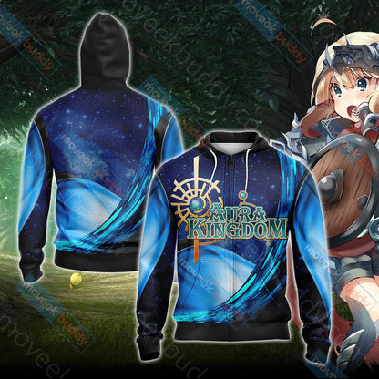 Aura Kingdom Unisex 3D T-shirt Zip Hoodie