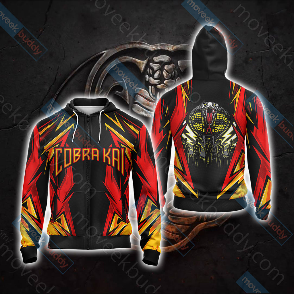 The Karate Kid - Cobra Kai New Look Unisex 3D T-shirt Zip Hoodie
