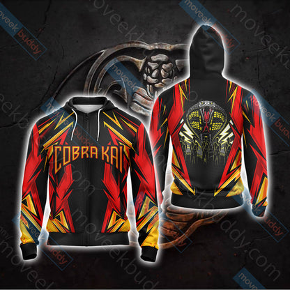 The Karate Kid - Cobra Kai New Look Unisex 3D T-shirt Zip Hoodie