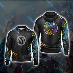 Magic: The Gathering New Unisex 3D T-shirt Zip Hoodie XS 