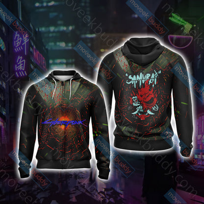 Cyberpunk 2077 New Look Unisex 3D T-shirt Zip Hoodie