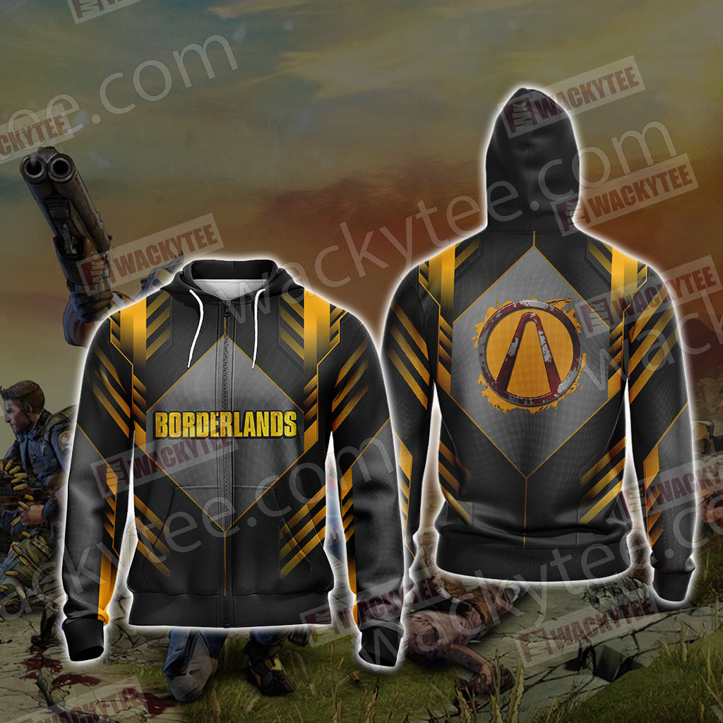 Borderlands New Unisex 3D T-shirt Zip Hoodie