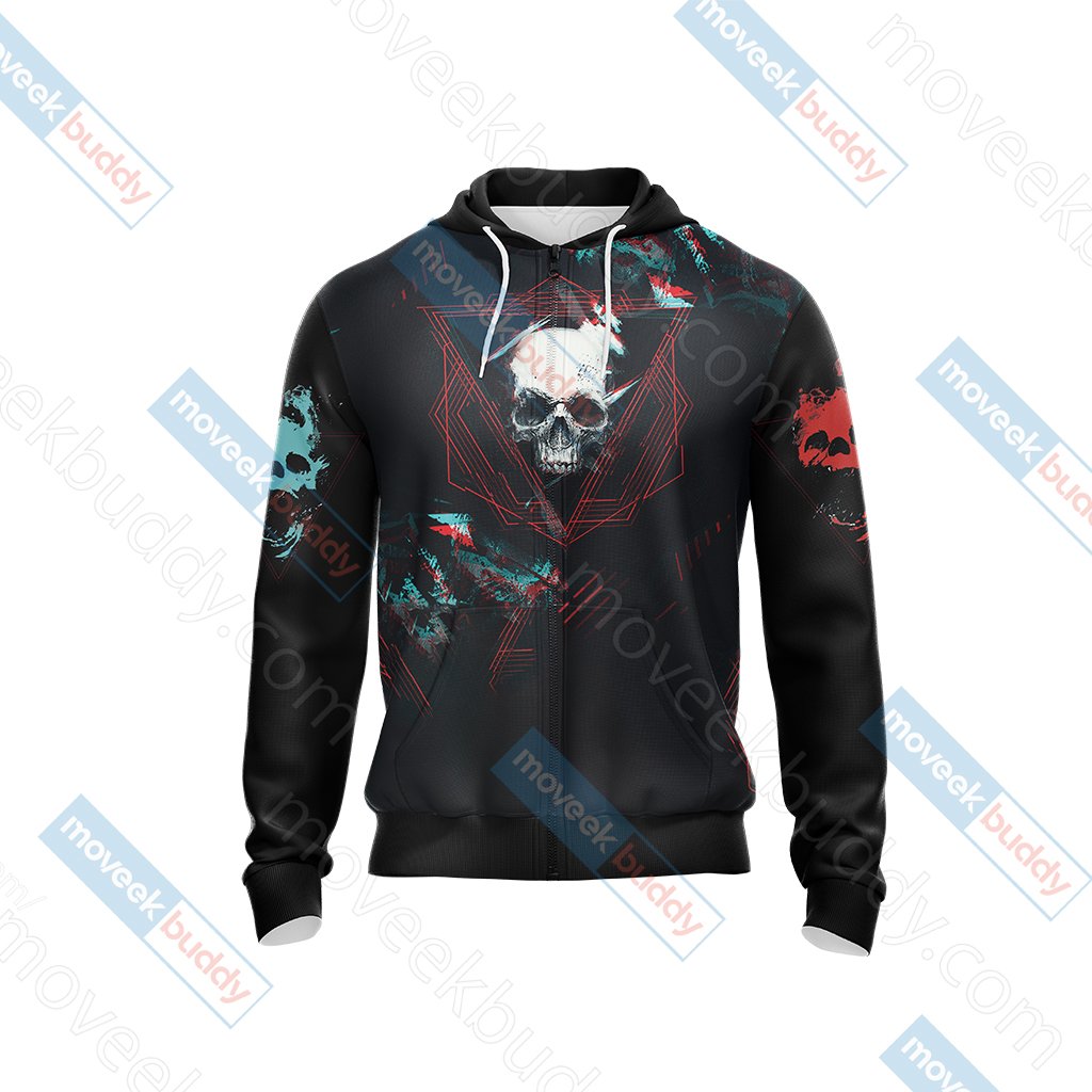 Destiny 2 New Style Unisex 3D T-shirt Zip Hoodie Pullover Hoodie