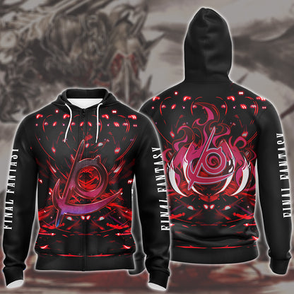 Final Fantasy Reaper Video Game All Over Printed T-shirt Tank Top Zip Hoodie Pullover Hoodie Hawaiian Shirt Beach Shorts Joggers Zip Hoodie