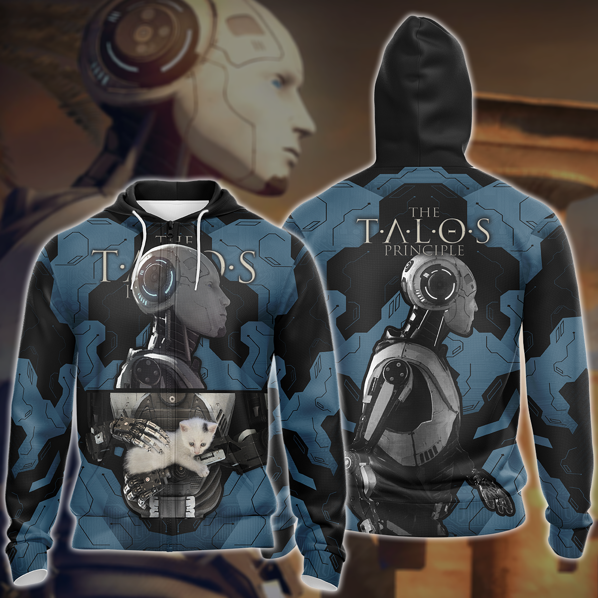 Talos Principle Video Game 3D All Over Printed T-shirt Tank Top Zip Hoodie Pullover Hoodie Hawaiian Shirt Beach Shorts Jogger Zip Hoodie