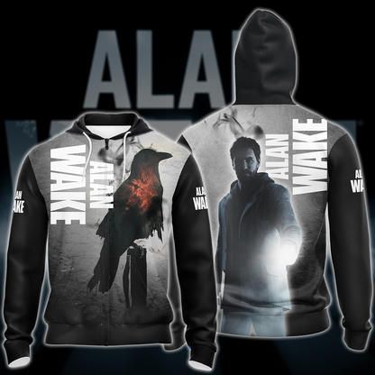 Alan Wake Video Game All Over Printed T-shirt Tank Top Zip Hoodie Pullover Hoodie Hawaiian Shirt Beach Shorts Joggers Zip Hoodie