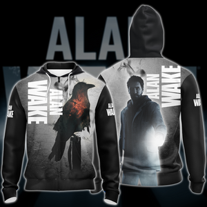 Alan Wake Video Game All Over Printed T-shirt Tank Top Zip Hoodie Pullover Hoodie Hawaiian Shirt Beach Shorts Joggers Zip Hoodie S 