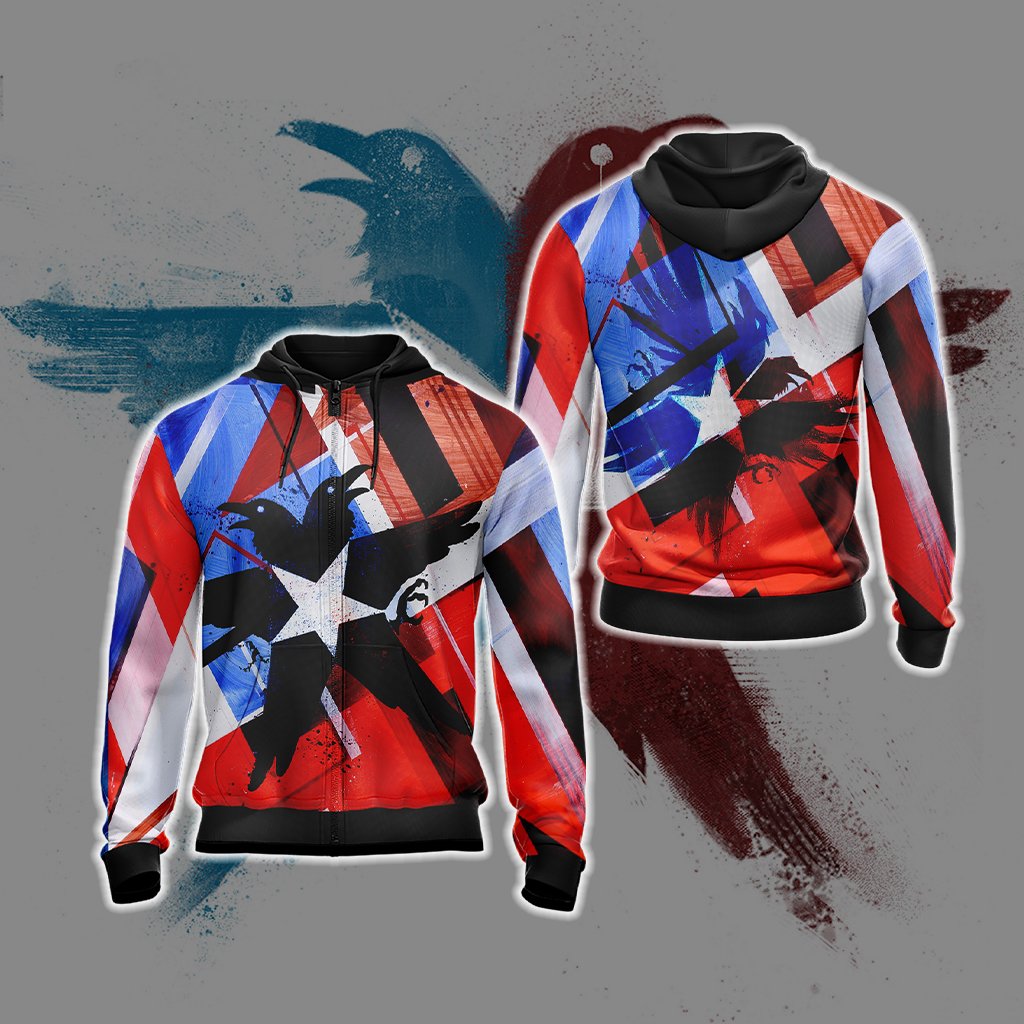 Infamous: Second Son New Unisex 3D T-shirt Zip Hoodie