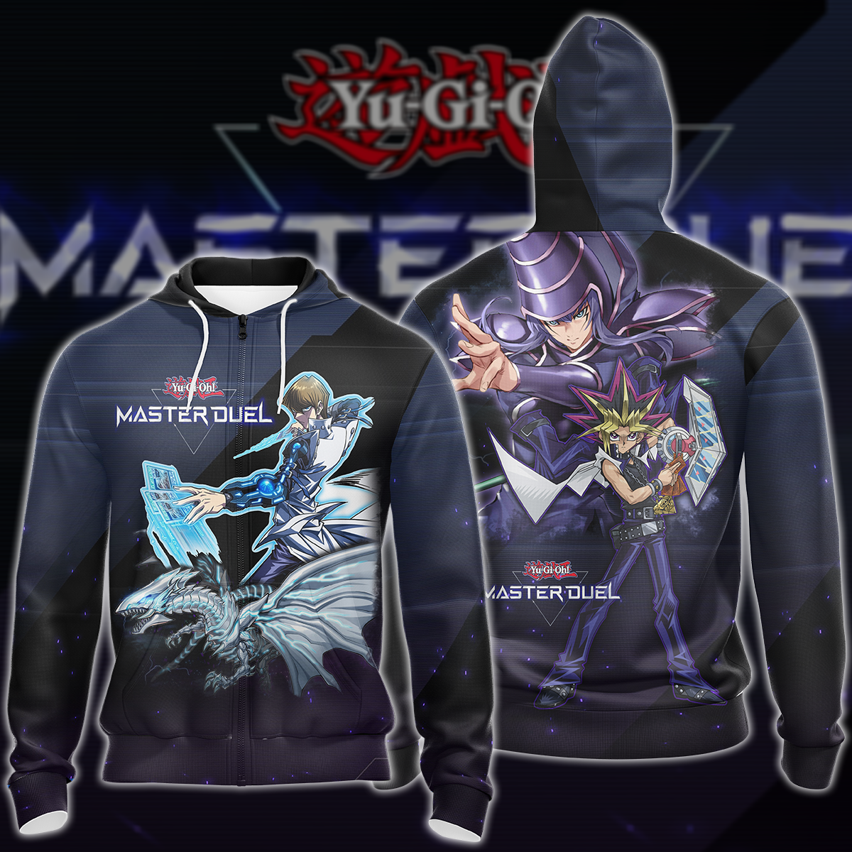 Yu-Gi-Oh! Master Duel Video Game 3D All Over Printed T-shirt Tank Top Zip Hoodie Pullover Hoodie Hawaiian Shirt Beach Shorts Jogger Zip Hoodie