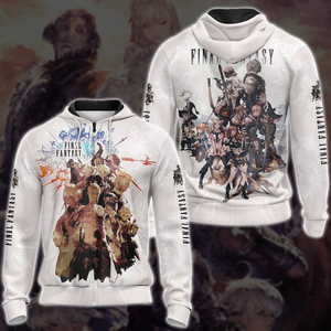 Final Fantasy XIV Video Game 3D All Over Print T-shirt Tank Top Zip Hoodie Pullover Hoodie Hawaiian Shirt Beach Shorts Jogger Zip Hoodie S 