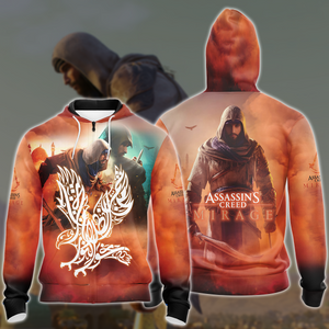 Assassin's Creed Mirage Video Game All Over Printed T-shirt Tank Top Zip Hoodie Pullover Hoodie Hawaiian Shirt Beach Shorts Joggers Zip Hoodie S 