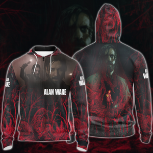 Alan Wake 2 Video Game All Over Printed T-shirt Tank Top Zip Hoodie Pullover Hoodie Hawaiian Shirt Beach Shorts Joggers Zip Hoodie S 