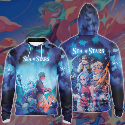 Sea of Stars Video Game 3D All Over Printed T-shirt Tank Top Zip Hoodie Pullover Hoodie Hawaiian Shirt Beach Shorts Joggers Zip Hoodie
