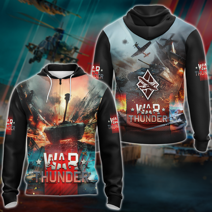 War Thunder Video Game 3D All Over Printed T-shirt Tank Top Zip Hoodie Pullover Hoodie Hawaiian Shirt Beach Shorts Jogger Zip Hoodie