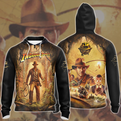Indiana Jones and the Great Circle Video Game All Over Printed T-shirt Tank Top Zip Hoodie Pullover Hoodie Hawaiian Shirt Beach Shorts Joggers Zip Hoodie