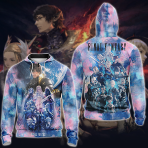 Final Fantasy XIV Video Game 3D All Over Print T-shirt Tank Top Zip Hoodie Pullover Hoodie Hawaiian Shirt Beach Shorts Jogger Zip Hoodie S 