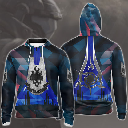 Halo ODST Video Game All Over Printed T-shirt Tank Top Zip Hoodie Pullover Hoodie Hawaiian Shirt Beach Shorts Joggers