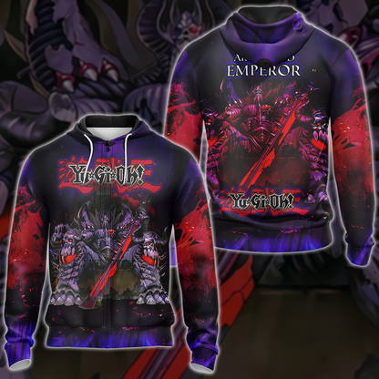 Yu-Gi-Oh! Archfiend Emperor Video Game 3D All Over Print T-shirt Tank Top Zip Hoodie Pullover Hoodie Hawaiian Shirt Beach Shorts Jogger Zip Hoodie