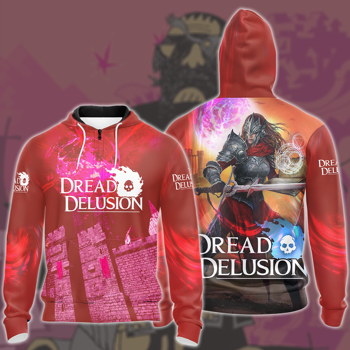 Dread Delusion Video Game All Over Printed T-shirt Tank Top Zip Hoodie Pullover Hoodie Hawaiian Shirt Beach Shorts Joggers Zip Hoodie