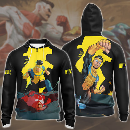 Invincible TV Series All Over Printed T-shirt Tank Top Zip Hoodie Pullover Hoodie Hawaiian Shirt Beach Shorts Joggers