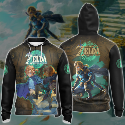The Legend of Zelda: Tears of the Kingdom Video Game 3D All Over Printed T-shirt Tank Top Zip Hoodie Pullover Hoodie Hawaiian Shirt Beach Shorts Jogger Zip Hoodie