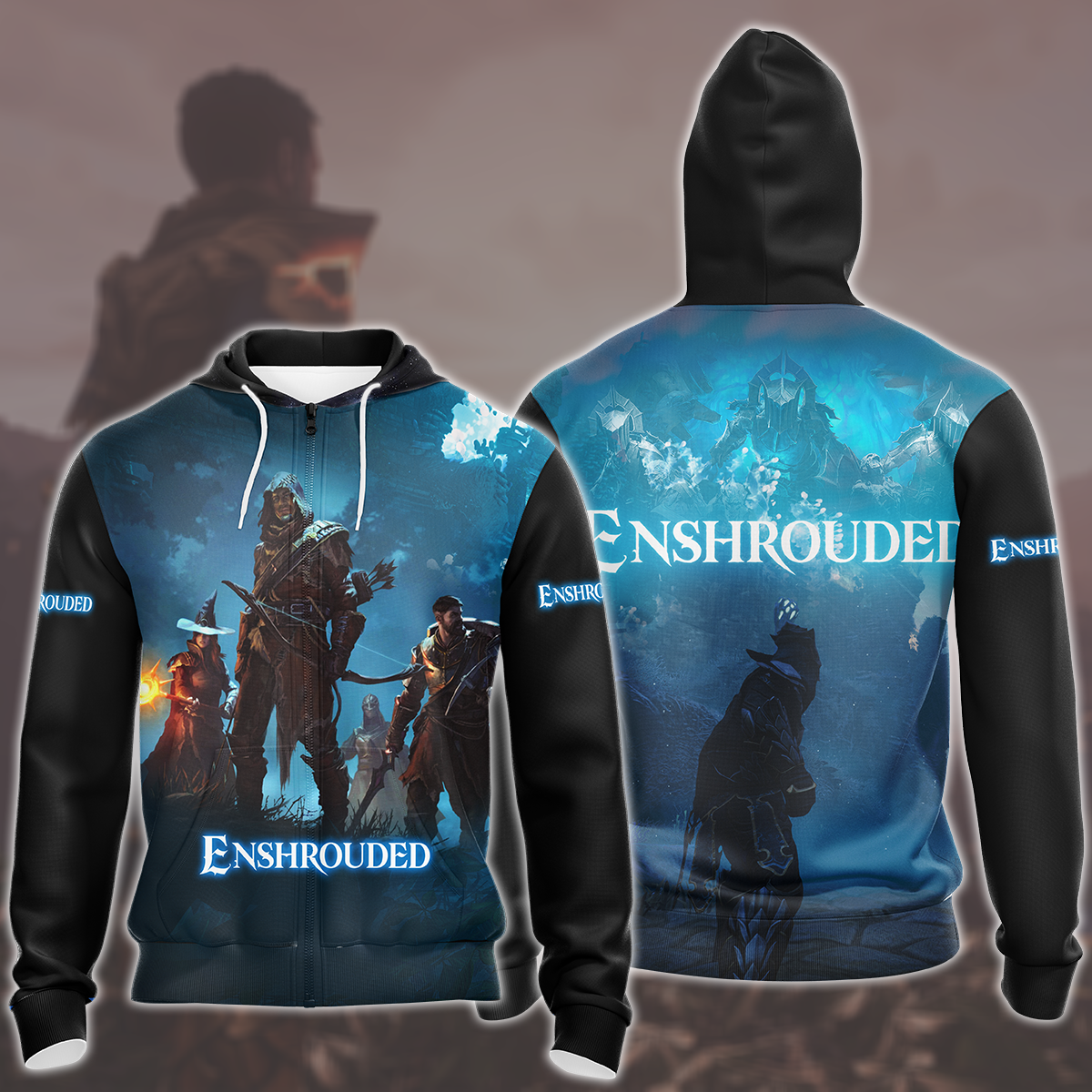 Enshrouded Video Game All Over Printed T-shirt Tank Top Zip Hoodie Pullover Hoodie Hawaiian Shirt Beach Shorts Joggers Zip Hoodie
