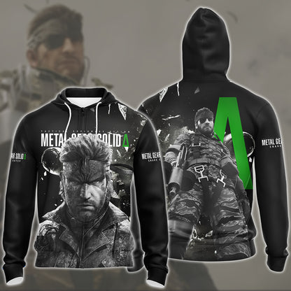 Metal Gear Solid: Snake Eater Video Game All Over Printed T-shirt Tank Top Zip Hoodie Pullover Hoodie Hawaiian Shirt Beach Shorts Joggers Zip Hoodie