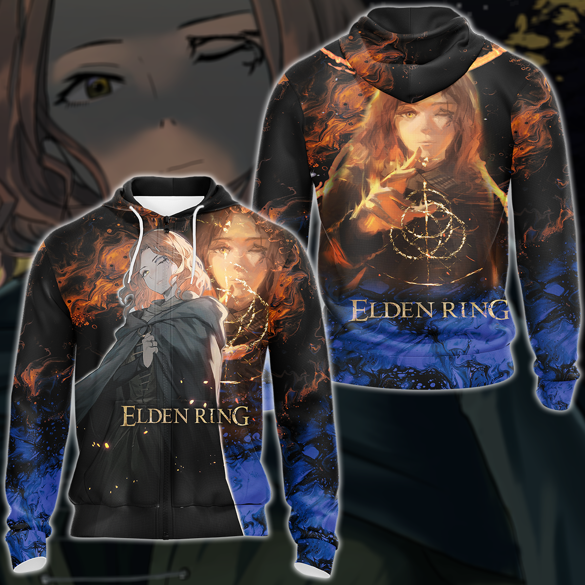 Elden Ring Melina Video Game 3D All Over Print T-shirt Tank Top Zip Hoodie Pullover Hoodie Hawaiian Shirt Beach Shorts Jogger Zip Hoodie