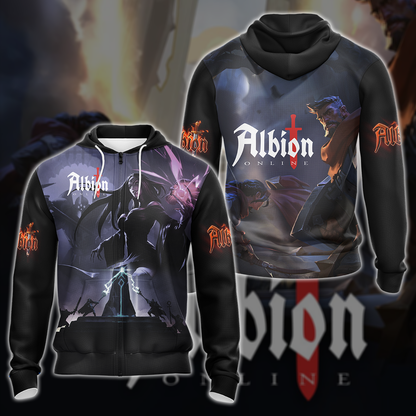Albion Online Video Game 3D All Over Printed T-shirt Tank Top Zip Hoodie Pullover Hoodie Hawaiian Shirt Beach Shorts Jogger Zip Hoodie