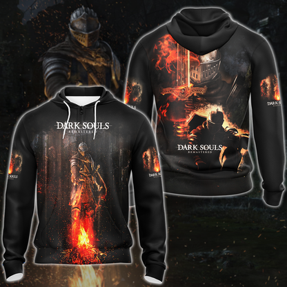 Dark Souls Remastered Video Game 3D All Over Printed T-shirt Tank Top Zip Hoodie Pullover Hoodie Hawaiian Shirt Beach Shorts Jogger Zip Hoodie